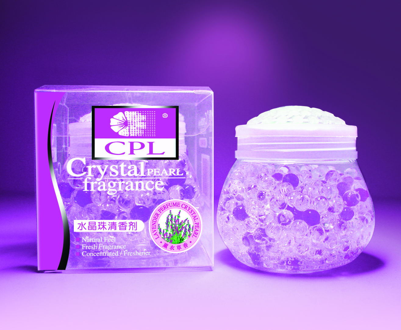 CPL crystal beads freshener lavender fragrance