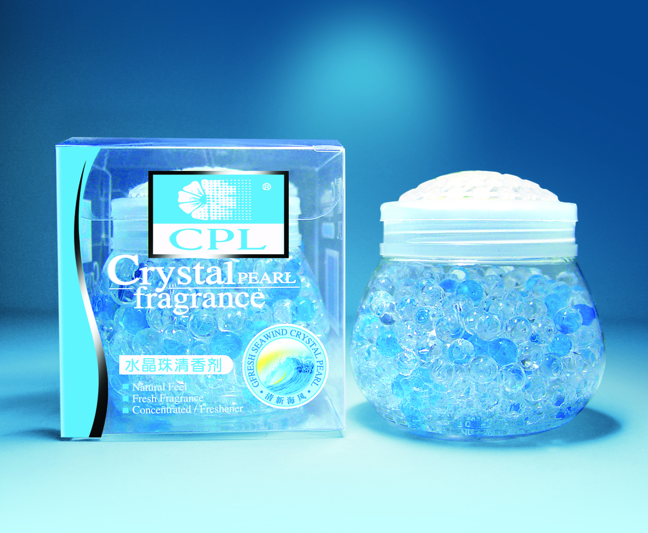 CPL crystal beads freshener to refresh the sea breeze